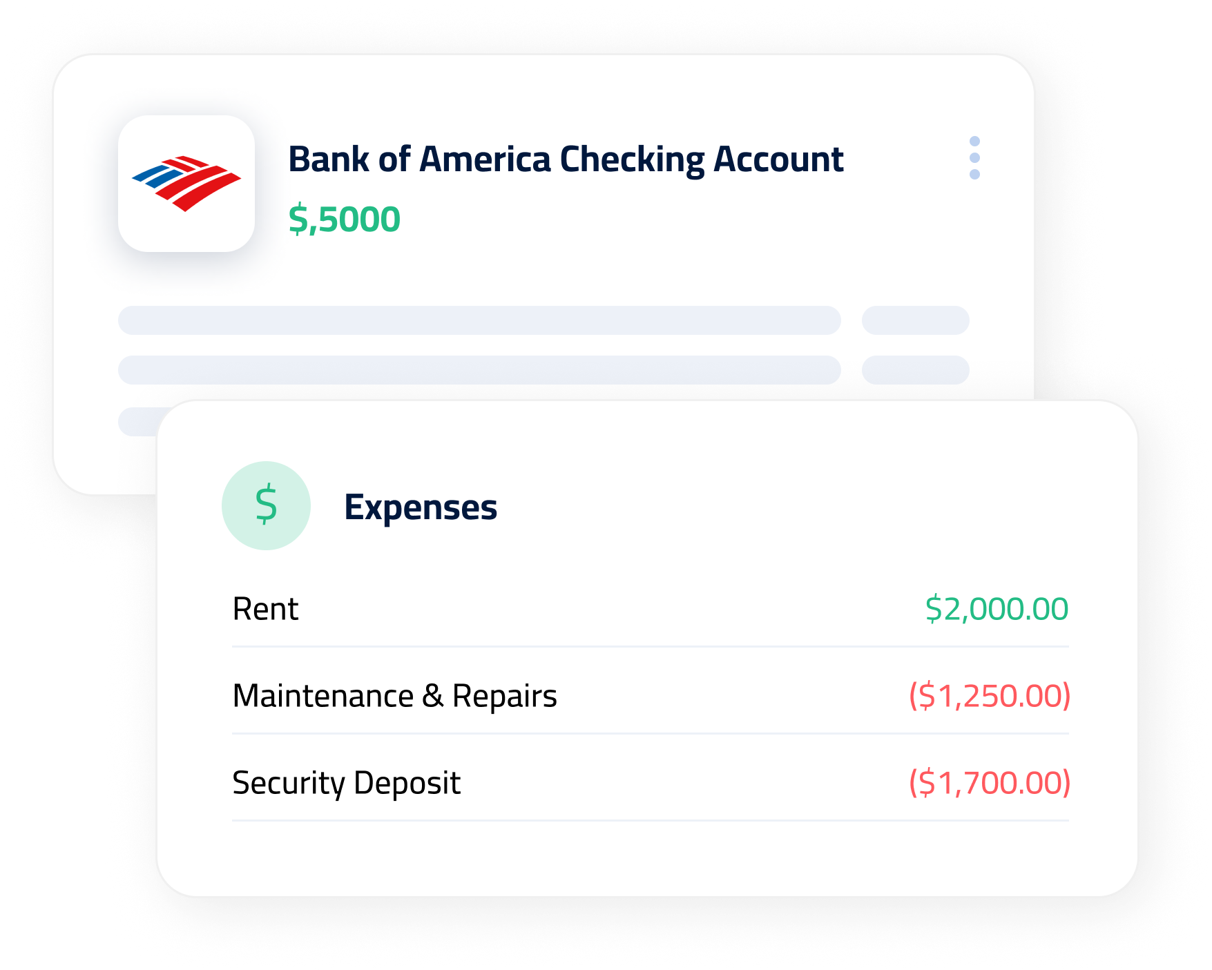 Recording a transaction